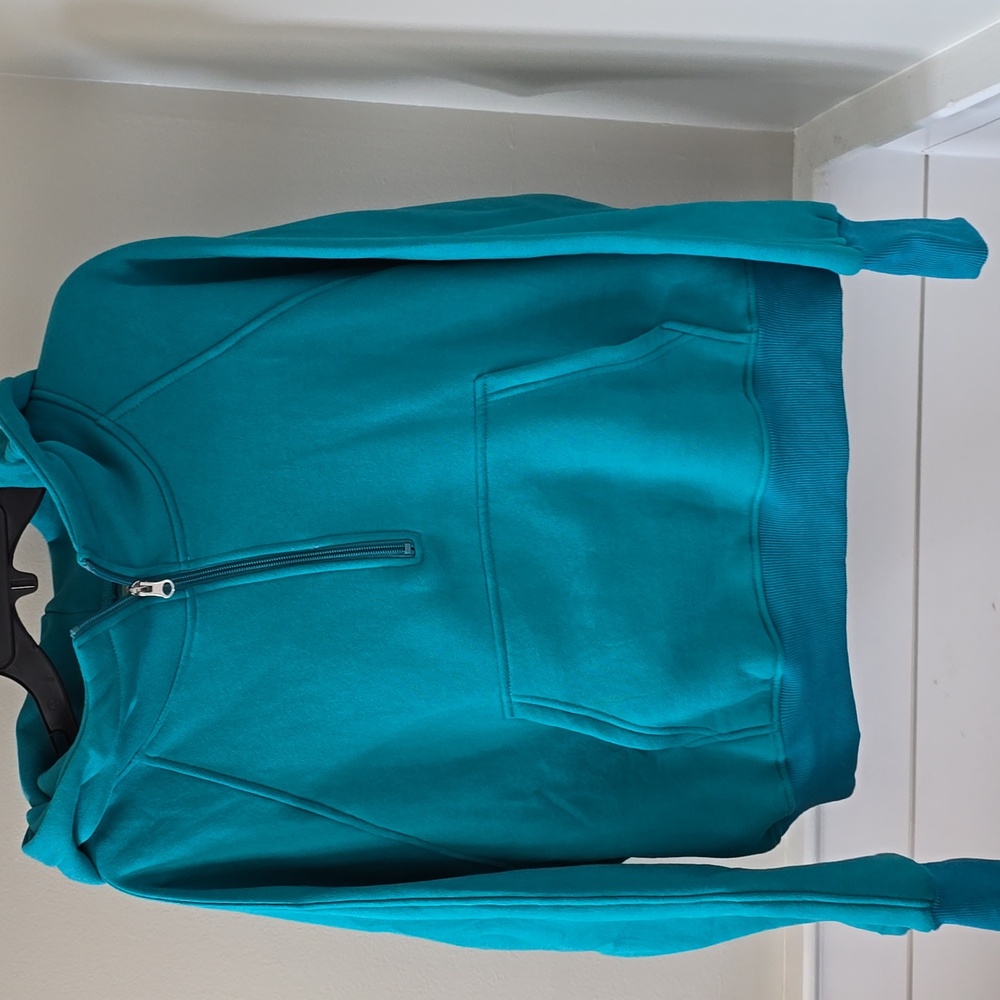 Teal scuba dup sweatshirt